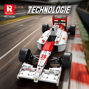 Reobrix 11039, Juego de Bloques de Construcción de Auto de Carreras, Ladrillos ABS, Modelo MOC, Rompecabezas, Juguetes de Construcción para Niños, Regalos de <span class=keywords><strong>Navidad</strong></span> - Product Image 1