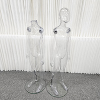 Nouvelle arrivée Invisible Transparent clair Kid Mannequin Enfant pour l'affichage des vêtements