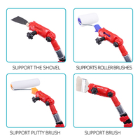 Perche télescopique légère pour rouleau de peinture, rouleau en résine durable pour peinture de murs et plafonds hauts, qualité industrielle et DIY, OEM
