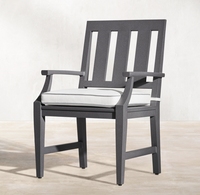 Ensemble de table et chaises de jardin en aluminium artisanal de haute qualité pour l'extérieur