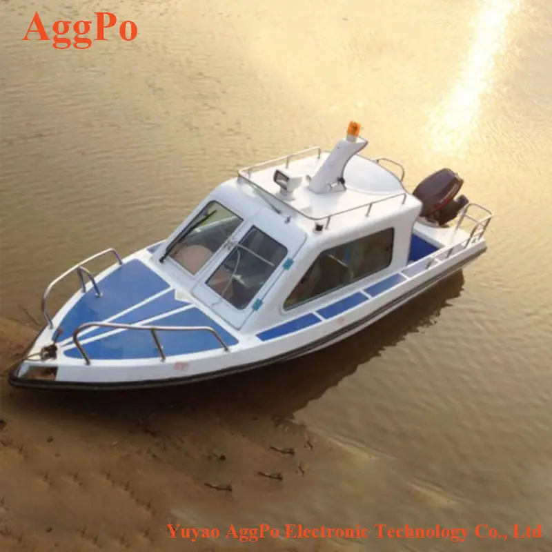 Nouveau produit en fibre de verre à grande vitesse hors-bord Sport Yacht 4 personne pêche vitesse bateau 40-60HP moteur avec la vitesse 50-55km/h