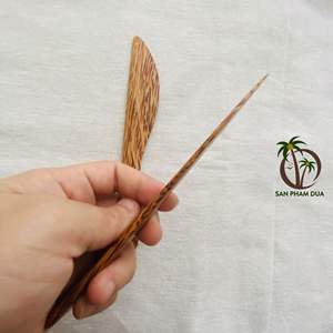 COCO-ECO BRAND SUPPLIER COCONUT <b>SPOON</b> <b>FORK</b> KNIFE TRAVEL CUTLERY <b>SET</b> FROM VIETNAM WITH CHEAP PRICE - Product Image 3