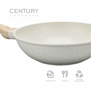 Thế Kỷ Tùy Chỉnh Cao Cấp Đồ Dùng Nhà Bếp Không Dính Chậu Đá Cẩm Thạch-Bọc Chảo Chất Lượng Đồ Nấu Nướng Làm Bằng Đá Nhôm Kim Loại - Product Image 5