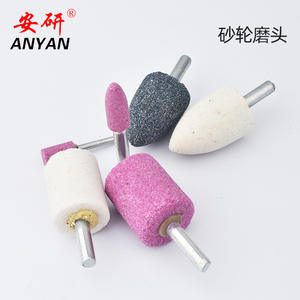 Tampons de polissage en céramique, têtes de meulage ovales, meules électriques en alumine chromée blanche, alumine chromée blanche - Product Image 5