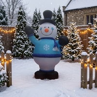 Ballon gonflable en forme de canard géant de plus de 3,6 m de haut en tissu Oxford, facile à installer, idéal pour la décoration d'événements
