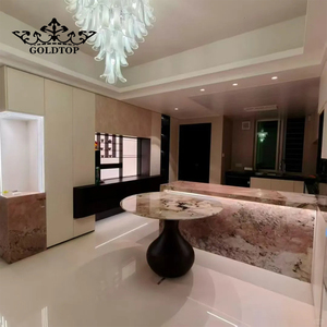 Dalles de granit naturel polies Goldtop Pandora pour comptoirs, dessus de vanité, panneaux muraux, carreaux de sol, tables à manger, tables basses - Product Image 5