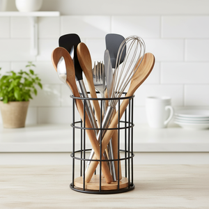 Porte-couteaux en bois noir Elie - Product Image 3
