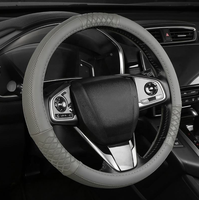 Harga Grosir Sarung Setir Kulit Mewah 4-Spoke untuk Mobil Mazda Populer Ukuran 15 Inch