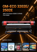 Impresora de Inyección de Tinta Eco Solvente CMYK NEWIN de 3.2m, Cabezales de Impresión DX5 2 XP600, Alta Velocidad 35m2/h, Máquina Automática para Impresión de Pancartas, Papel y Adhesivos