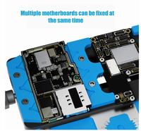 Mijing K23 Pro dudukan PCB Universal, perlengkapan Jig poros ganda untuk ponsel iPhone Samsung PCB Chip IC Motherboard solder