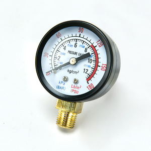 เกจวัดแรงดันลม Y40 0-12 กก. หน้าปัด 42 มม. เกลียว 1/8 อุปกรณ์เสริมเครื่องอัดอากาศ - Product Image 3
