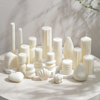 Cadeau de déménagement : Bougie en cire de soja de forme nordique, parfumée, minimaliste, décorative, sculpturale, en gros, OEM ODM