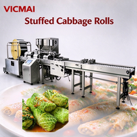 Machine automatique professionnelle pour la préparation de rouleaux de chou farcis et d'enveloppes de feuilles de chou pour restaurants, traiteurs et cuisines