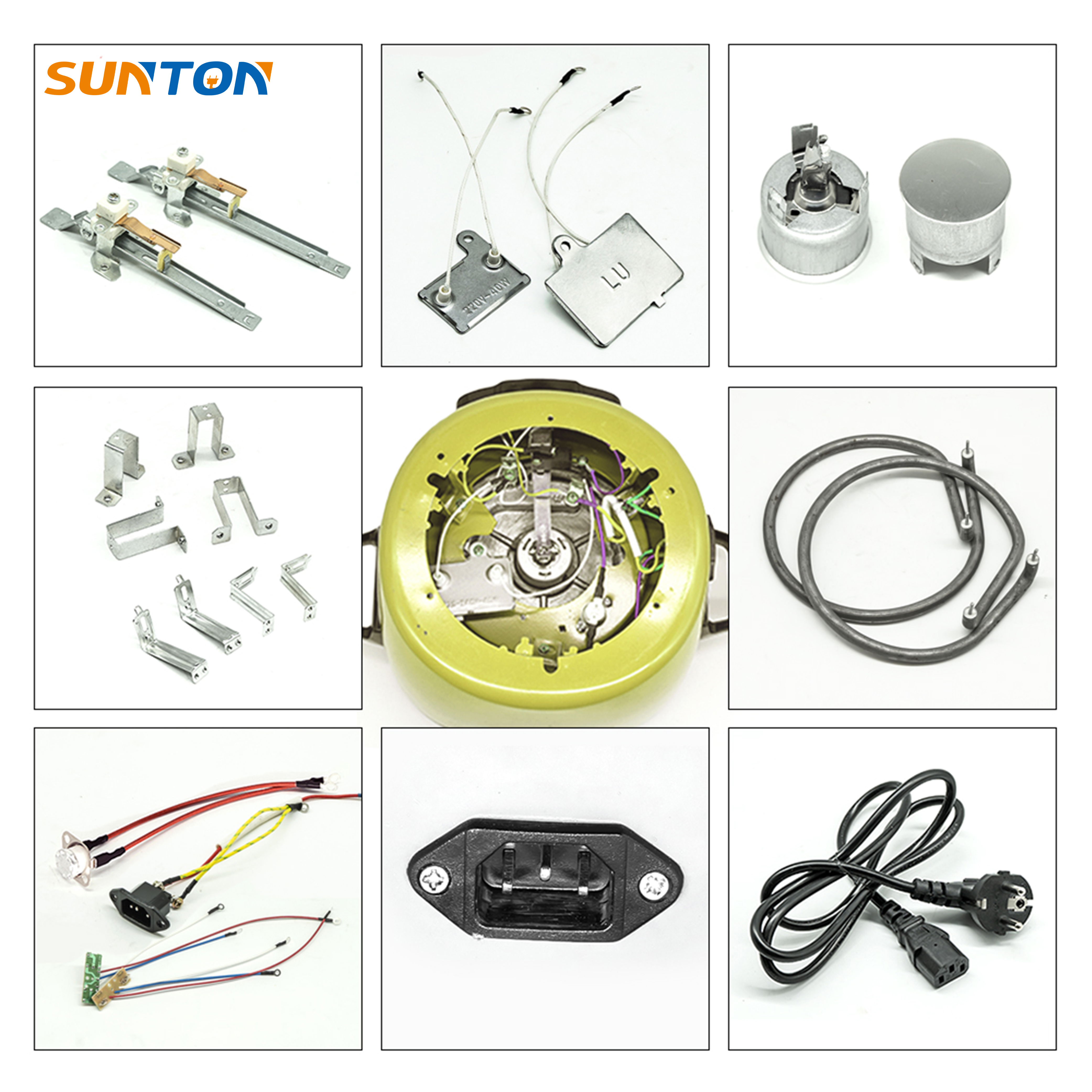 Прямо с завода SUNTON, оптовая продажа, детали для рисоварки, литровая нагревательная тарелка для рисоварки, полный набор деталей
