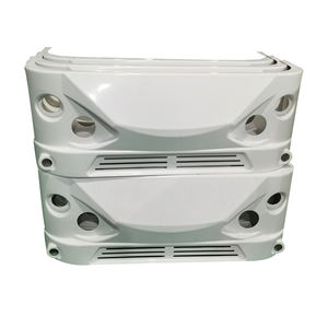 Pièces de thermoformage en plastique pour console centrale de voiture en fibre de <span class=keywords><strong>carbone</strong></span> ABS complexe PC, thermoformage sous vide automobile - Product Image 3