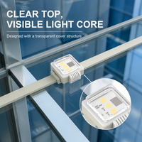 Éclairage de Façade d'Hôtel à LED Carrée RVB DMX512 Adressable 0,75W 1W, Changement de Couleur, IP65, Vente en Gros OEM