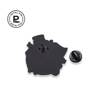 Broche en émail personnalisée avec motif animal mignon et météo, motif canard pour jours de pluie, accessoire en alliage de zinc plaqué or, souvenir de vacances avec gravure