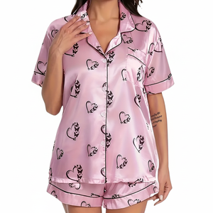 Ropa de Dormir de Seda de Alta Costura, Última Moda, Camisón de Alta Calidad, Pantalones Cortos y Camisas Transpirables de Primera Calidad a Precio de Mayoreo - Product Image 1