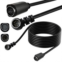 8-poliges S-Video-Kabel Mini-DIN 8-polig mit Kupferleiter YR-SV8-B1 für Set-Top-Box, Scanner und Überwachung