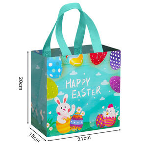 Bolsa de Regalo Reutilizable Impermeable de Tela No Tejida para Graduación, Pascua, Fiestas, para Niños, Portátil, para Dulces y Regalos - Product Image 6