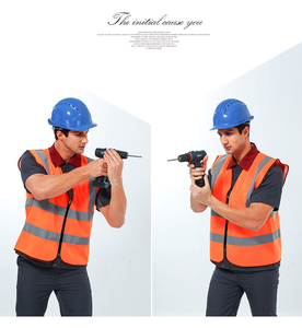 Chaleco de Seguridad Reflectante de Alta Visibilidad, Transpirable, de Algodón, Certificado ANSI Clase 1 EN 20471, Logotipo y Color Personalizables, Tallas S-4XL - Product Image 3