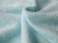 350Gsm Terry Cut Velours Serviette Tissu Respirant Trame Tricoté 75D Fil Nombre PU Enduit Textile À La Maison Utilisation De La Voiture Garçons Solide Motif