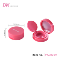 Échantillon de conditionnement de mini-cushion BB Air 2g, conteneur de maquillage rond, petit fond de teint en cushion pressé avec miroir