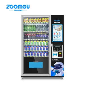Zoomgu verre avant avancé vente 24 heures pratique magasin snack et boissons distributeur automatique
