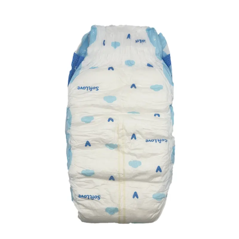 Softlove fraldas para bebês Soft Comfort fraldas descartáveis OEM por atacado fraldas para bebês