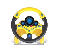 Volant de simulation de conduite personnalisé en usine jouet en plastique simulateur de conduite de voiture volant de bébé jouets pour les tout-petits