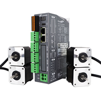 Moteur pas à pas DC Nema17 2 phases Lichuan DC24V~50V2A EtherCAT 0.45/0.52/0.74N.m avec driver, kit de pilotes de moteur pas à pas DC en boucle ouverte