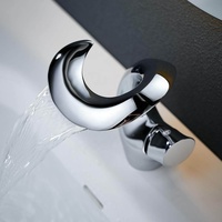 Robinet de lavabo cascade en cuivre GEASAM, à monocommande, avec cartouche en céramique, pour appartements et hôtels