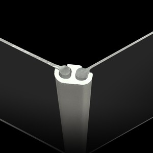 Ekran kapıları için katlanabilir ağ panelleri sivrisinek dışarı tutar ve soğuk hava tasarrufu - Product Image 3