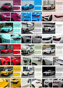 Pellicola Vinilica Lucida per Wrapping Auto in PET Cristallo, Prezzo all'Ingrosso di Fabbrica, con Tecnologia Air Release per Rivestimento Completo del Veicolo - Product Image 3