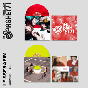 KPOP LE SSERAFIM - Primer Álbum Sencillo SPAGHETTI CD - Versión Aleatoria - Regalo Coleccionable de Música del Grupo Idol Coreano - Product Image 3