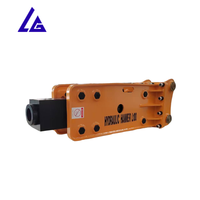 Marteau hydraulique segmenté de type supérieur, robuste, pour le bris de roche dure et la démolition de béton armé