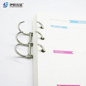 YIWANG Custom Silver 30mm Metal Calendar Loose Leaf Ring Binder Clips - Product Image 5