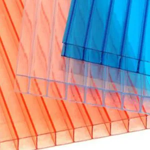 Tấm Polycarbonate lợp đôi trong suốt 6mm 8mm 10mm