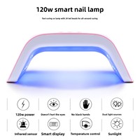 Lampe UV Intelligente Transfrontalière 120W 9S Pro à Double Source Lumineuse pour Thérapie par la Lumière avec Chargement USB – Vente en Gros