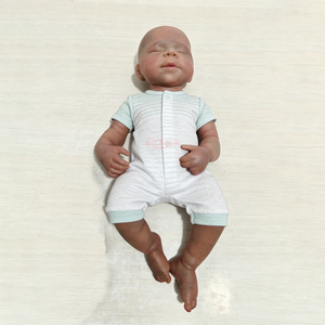 Muñeca Bebé Reborn de Silicona Platino de Cuerpo Completo Ultra Realista de 20 Pulgadas con Venas y Patrones Detallados Pintados a Mano, Lista para Usar con Chupete - Product Image 5