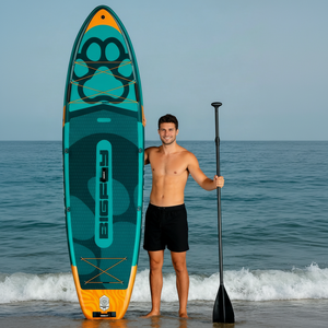 กระดาน SUP แบบกำหนดเองได้ ขนาด 11'6''x35''x6" วัสดุดรอปสติทช์สำหรับเล่นเซิร์ฟ แบบเป่าลม พร้อมอุปกรณ์เสริม BF02 ปรับแต่งได้ D - Product Image 1