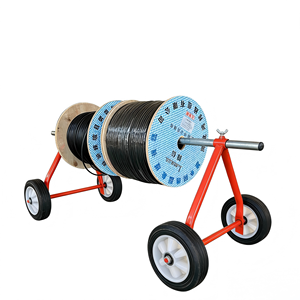 Support de bobine de câble en forme de A, pliable pour le rangement, s'adapte à toutes les fourgonnettes et voitures, distributeur universel de bobine de câble en forme de A - Product Image 1