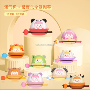 Auténtico punto travieso bolsa pez de <span class=keywords><strong>madera</strong></span> golpear música caja ciega juguete de descompresión juguete de moda figurita regalo - Product Image 4