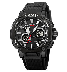 Skmei 2219 montre-bracelet pour hommes mode minimaliste analogique bracelet en cuir haute qualité étanche mouvement Seiko 5mm boîtier en alliage rond - Product Image 5