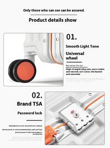 High-End Aanpasbare Reiskoffer Duurzame Harde Schaal Aluminium <span class=keywords><strong>Trolley</strong></span> Modieuze Premium Zakelijke Bagage Licht Gewicht - Product Image 3