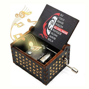 Caja Musical La <span class=keywords><strong>Casa</strong></span> De Papel <span class=keywords><strong>Bella</strong></span> Ciao, You Are My Sunshine, Decoración Vintage para el Hogar, Venta al Por Mayor - Product Image 1