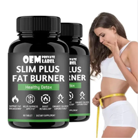 Accélérateur de perte de poids, brûleur de graisse cliniquement prouvé et coupe-faim pour femmes, 60 capsules SLIM PLUS FAT BURNER Capsules
