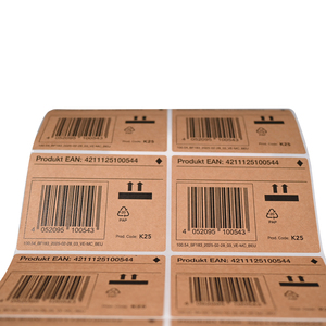 <span class=keywords><strong>Étiquette</strong></span>s en <span class=keywords><strong>papier</strong></span> <span class=keywords><strong>kraft</strong></span> vintage autocollants avec logo personnalisé impression d'<span class=keywords><strong>étiquette</strong></span>s d'avertissement de boîte d'emballage extérieur en vinyle imperméable auto-adhésif - Product Image 3