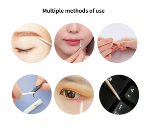 Bâtonnets de coton en bois pour le nettoyage du nez, des lèvres, des oreilles et du visage, pour le démaquillage, la beauté et les tatouages - Vente en gros - Product Image 4