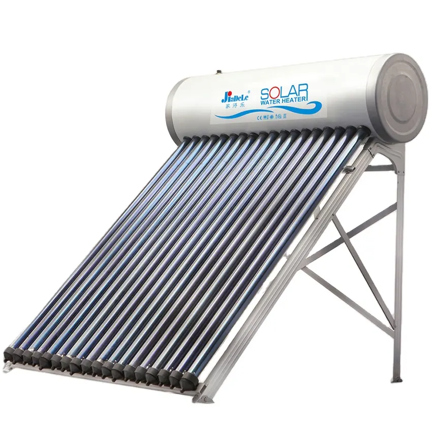 JIADELE panouri solare Chauffe-eau aluminum alloy solar geyser pressurized calentador de agua Solar Hot Water Heater for home